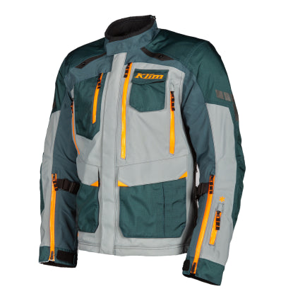 KLIM Carlsbad Jacket Petrol - Strike Orange - Image 1