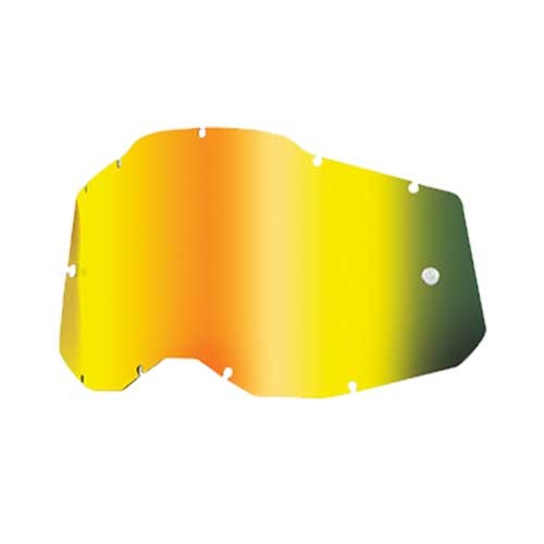 100% RC2/AC2/ST2 Replacement Lens - Mirror Gold