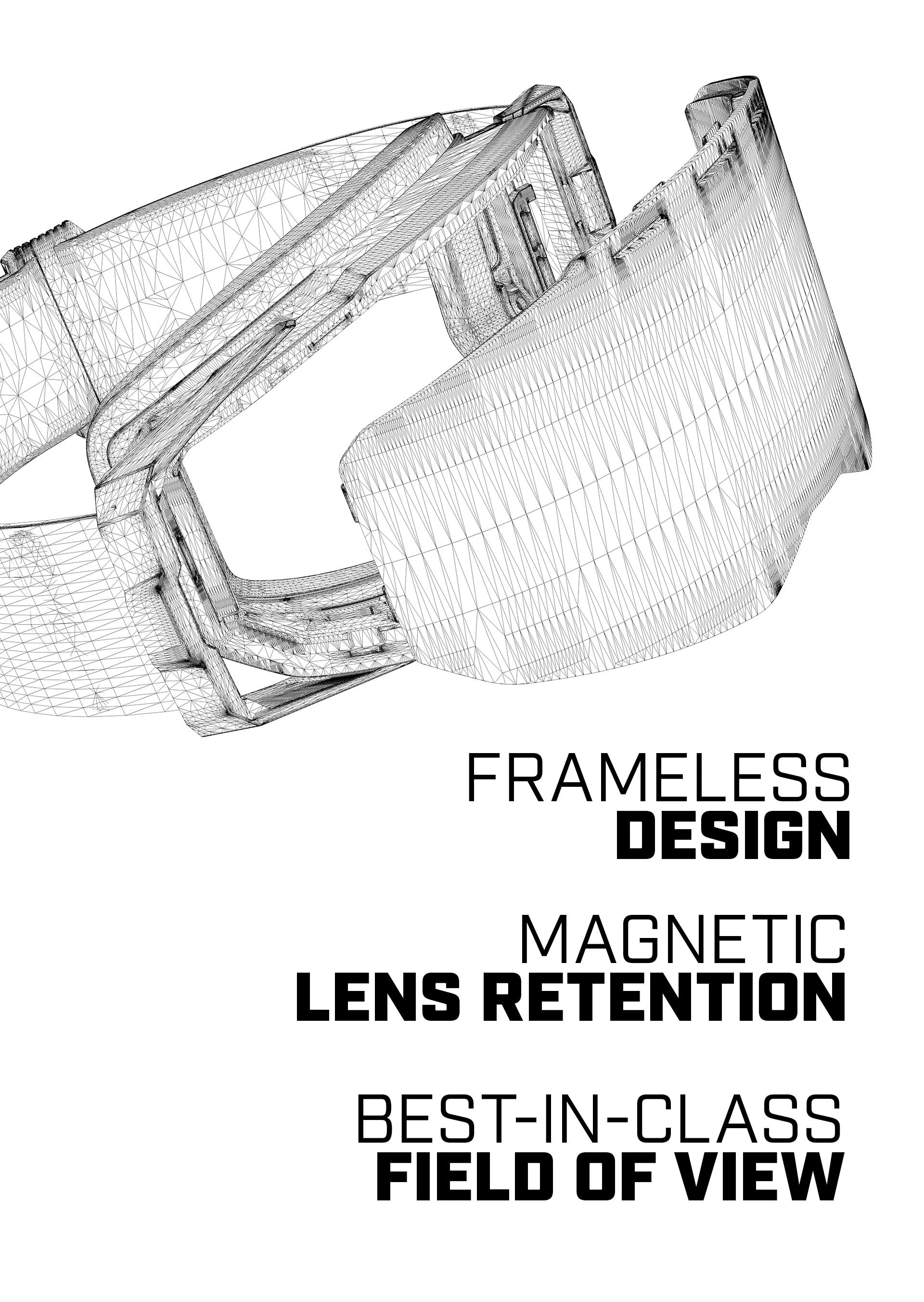 Klim Edge Off-Road Goggle Stealth Black Clear Lens - Image 2