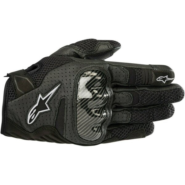 Manusi de piele dama ALPINESTARS STELLA SMX-1 AIR V2 XS Negru/Roz - Negru