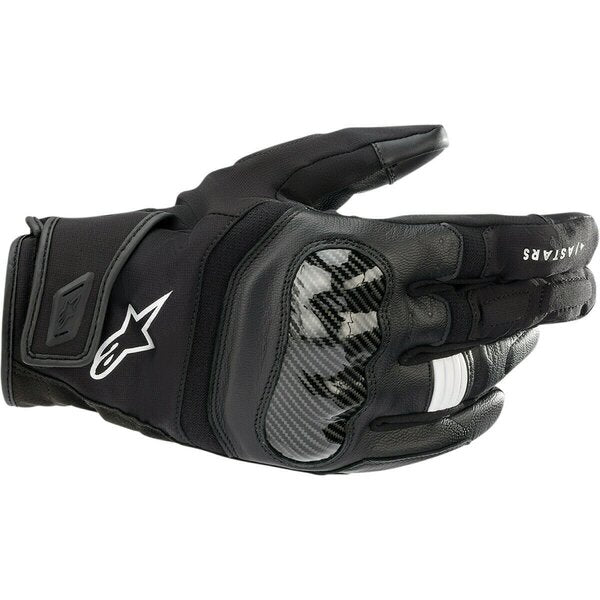 Manusi de piele sport impermeabile Alpinestars SMX-Z Drystar L Negru/Rosu - Negru