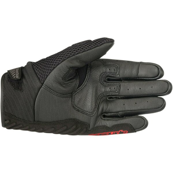 Manusi de piele vara Alpinestars SMX-1 AIR V2 Negru - Negru/Rosu