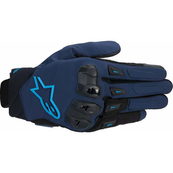 Manusi de piele vara ALPINESTARS SP X 3 S Bej/Maro - Albastru/Negru