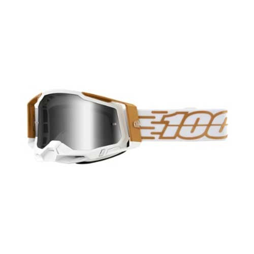 100% OCHELARI 100% RACECRAFT2 Goggle Mayfair Mirror Silver - Image 1
