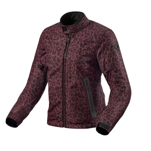 REV'IT! Shade H2O Ladies Leopard-Red - Image 1