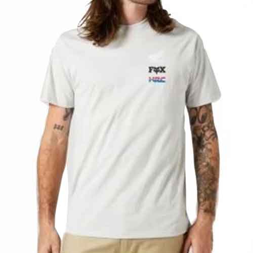 FOX HONDA WING PREMIUM TEE GREY - Image 1