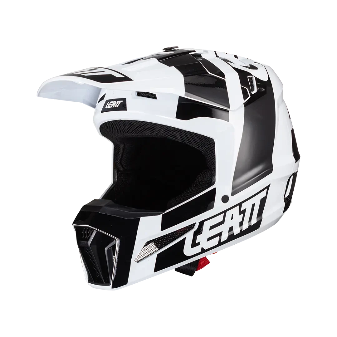 Leatt Helmet Moto 3.5 Jr V24 Blk/Wht 2025 - Image 1