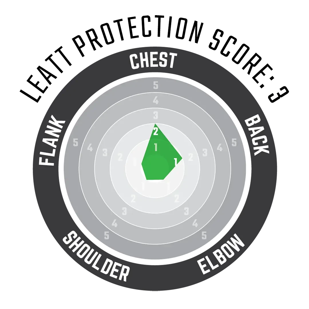 Leatt Chest protector 2.5 Mini Org/Blk #110-134cm - Image 2