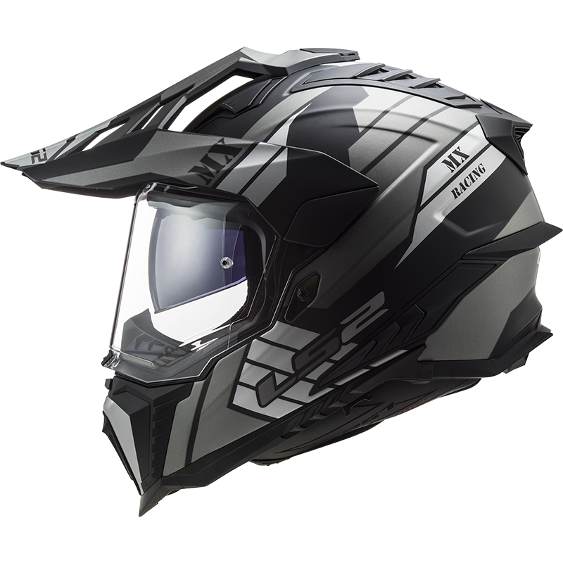 LS2 MX701 EXPLORER ATLANTIS MATT TITANIUM - Image 2