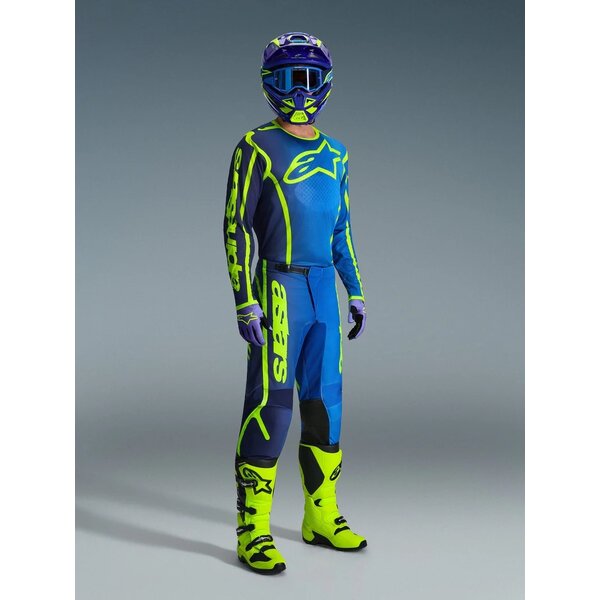 Albastru/Galben Fluo