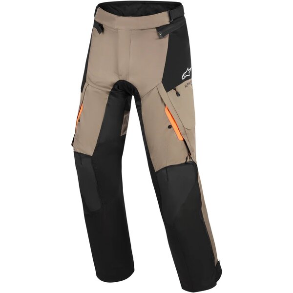 Pantaloni textil impermeabili ALPINESTARS ANDES DRYSTAR® V4 Negru - Maro/Negru