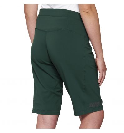 100% RIDECAMP Women’s Shorts Forest Green - Image 2