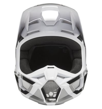 Fox V1 Lux Helmet Ece - Negru/Alb