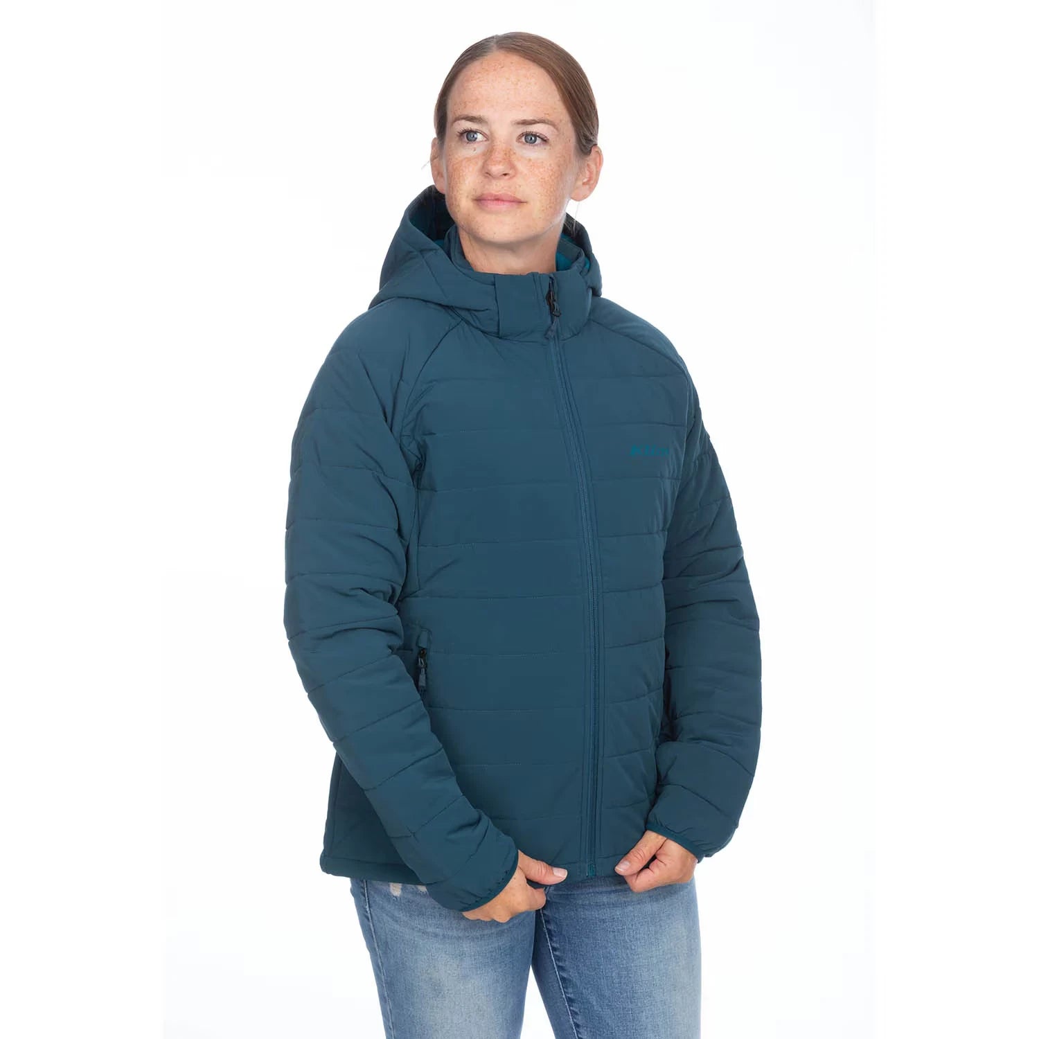 Klim Waverly Stretch Insulated Hooded Jacket Reflecting Pond - Image 1