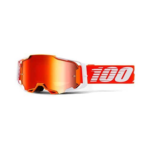 100% ARMEGA Goggle Regal - Mirror Red Lens - Image 1