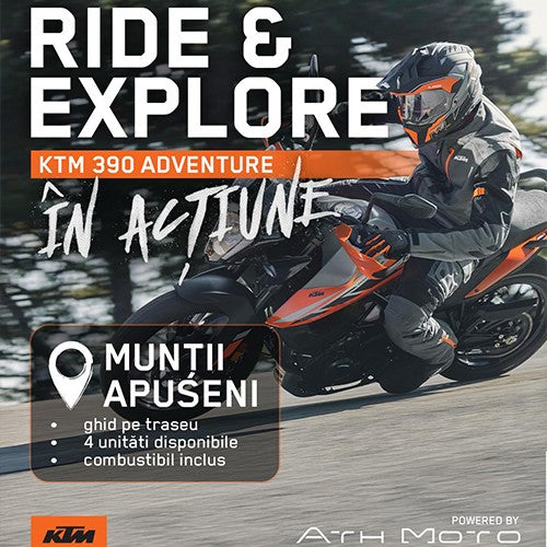 Ride & Explore: KTM 390 ADVENTURE in actiune