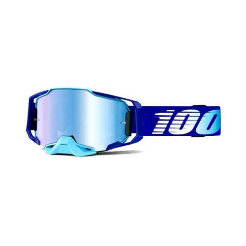 100% OCHELARI 100% ARMEGA Goggle Royal - Blue Mirror Lens - Image 1