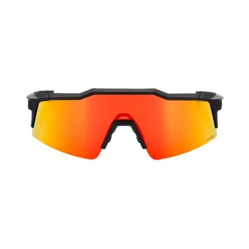 100% SPEEDCRAFT - Soft Tact Black - HiPER Red Multilayer Mirror Lens - Image 2