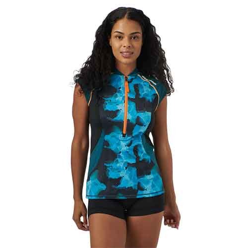 Tricou De Protectie Dama Sea Doo - Albastru/Verde