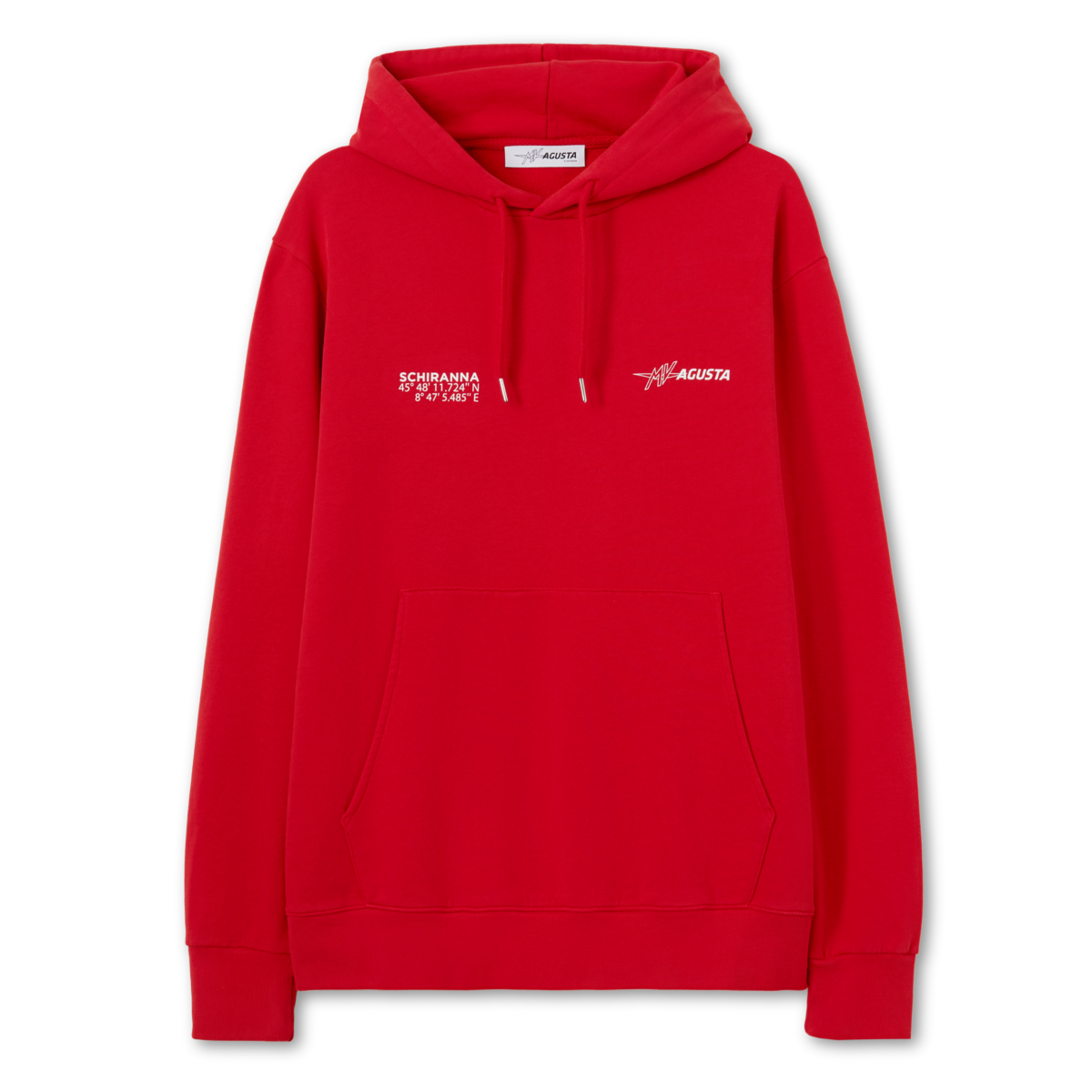 Mvagusta Mv Agusta City Logo Hoodie - Rosu