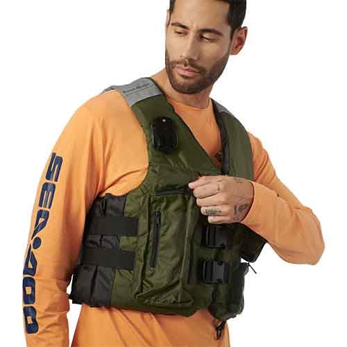 Vesta de salvare Explorer PFD Green unisex Can-Am Bombardier - Image 3