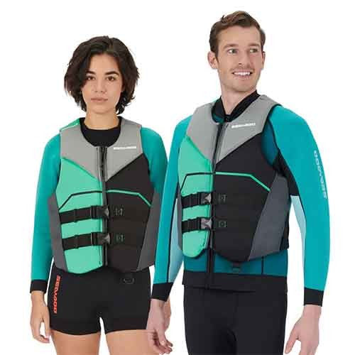 Vesta De Salvare Sea Doo Freedom Pfd Unisex - Albastru/Verde