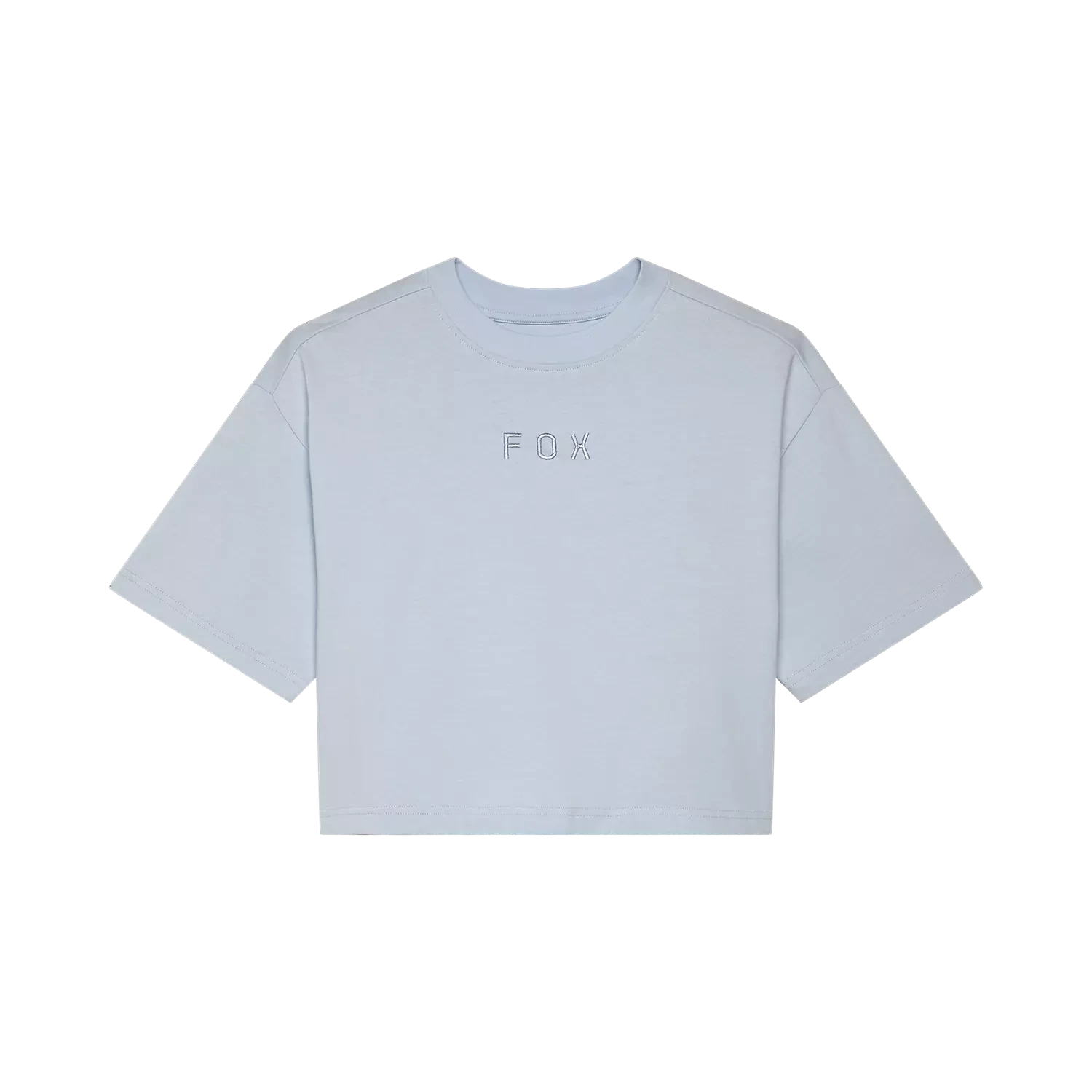 Fox Racing W Wordmark Os Crop Tee - Albastru