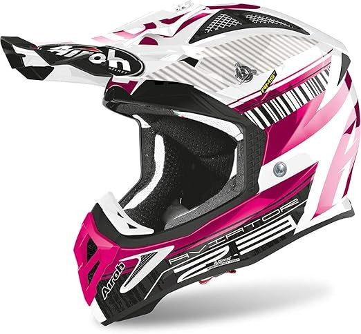 AIROH AVIATOR 2.3 NOVAK CHROME PINK - Image 1