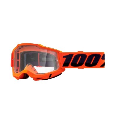 100% GOGGLE 100% ACCURI GOGGLE ORANGE CLEAR LENS