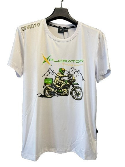 Tricou barbati Peru CFMOTO alb - Image 1
