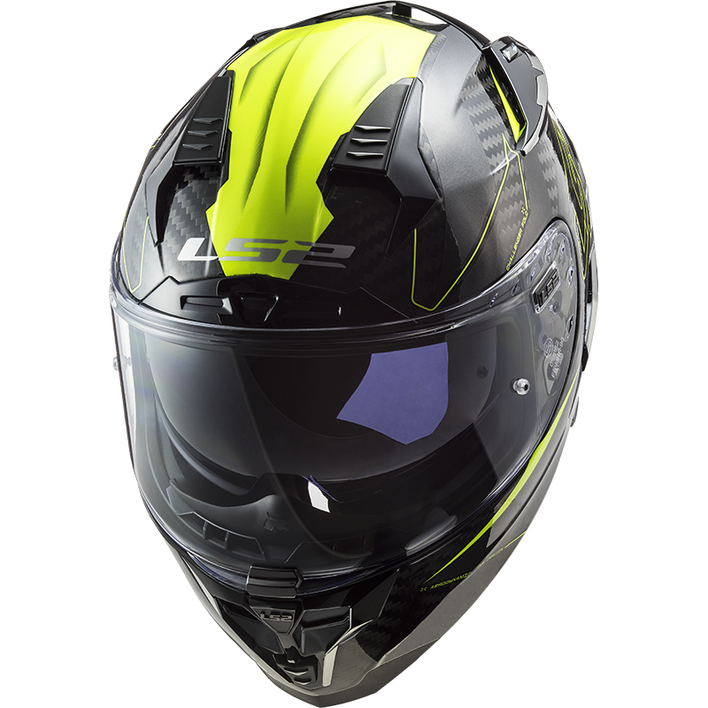 LS2 FF327 CHALLENGER CT2 FOLD GLOSS H-V YELLOW - Image 3