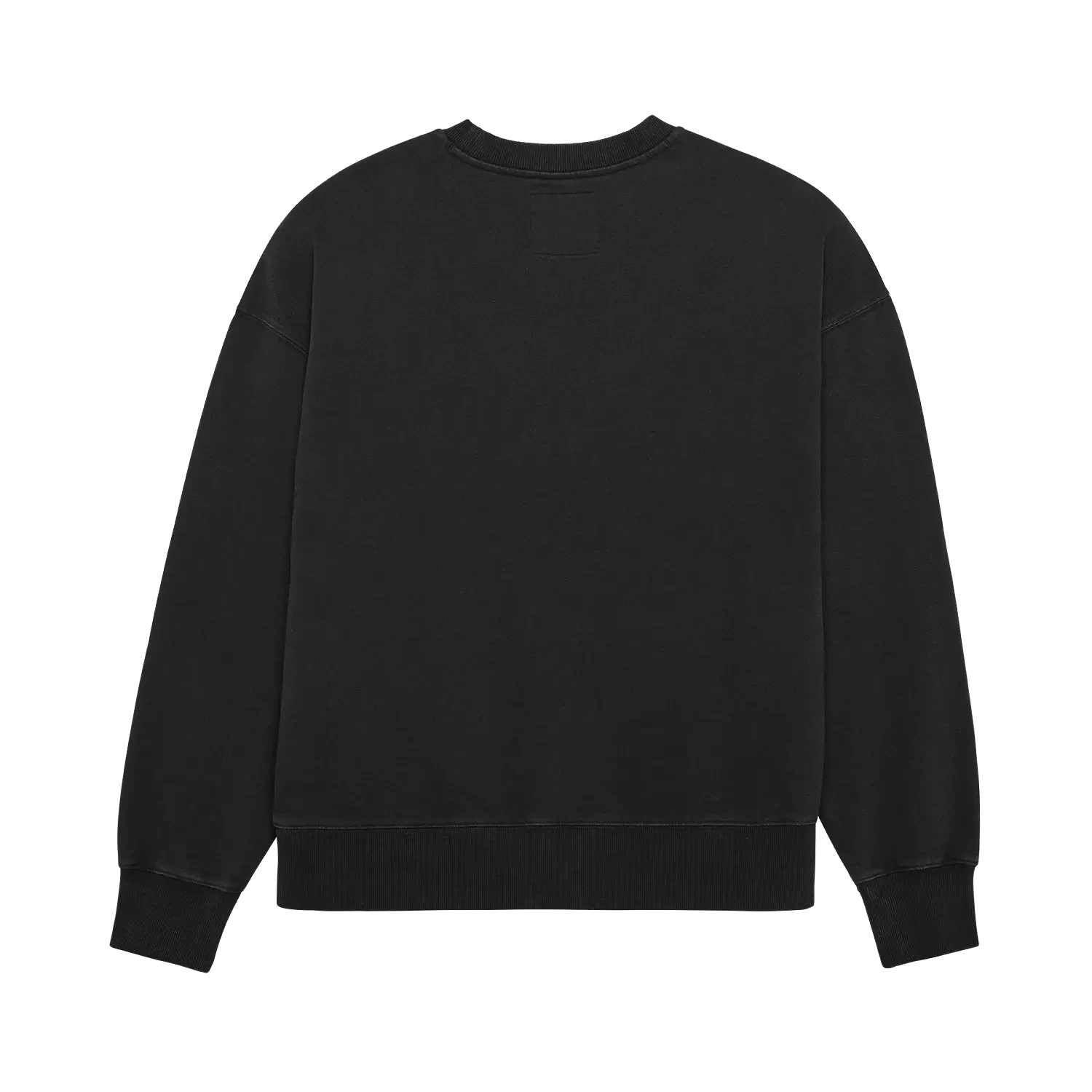 Fox Racing Wordmark Oversized Fleece Crew - Negru