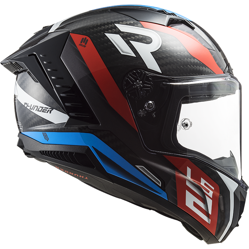 LS2 FF805 THUNDER C SUPRA RED BLUE - Image 4