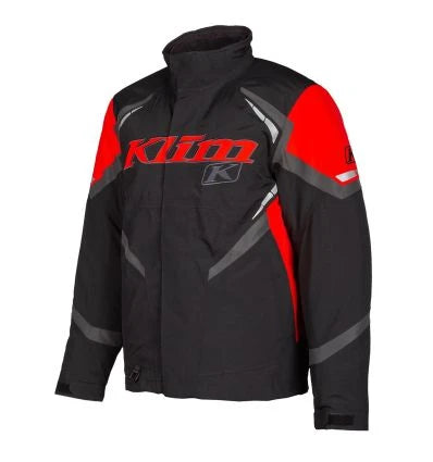 KLIM Keweenaw Jacket Black - High Risk Red