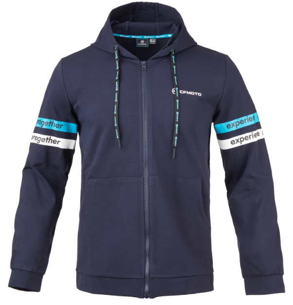 Hanorac barbati cu gluga navy blue CFMOTO - Image 3
