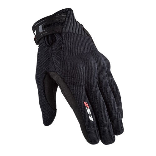 LS2 DART 2 MAN GLOVES BLACK - Image 1