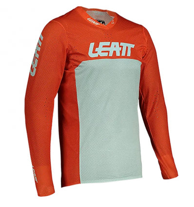 Leatt Jersey Moto 5 5 Ultraweld - Negru/Portocaliu