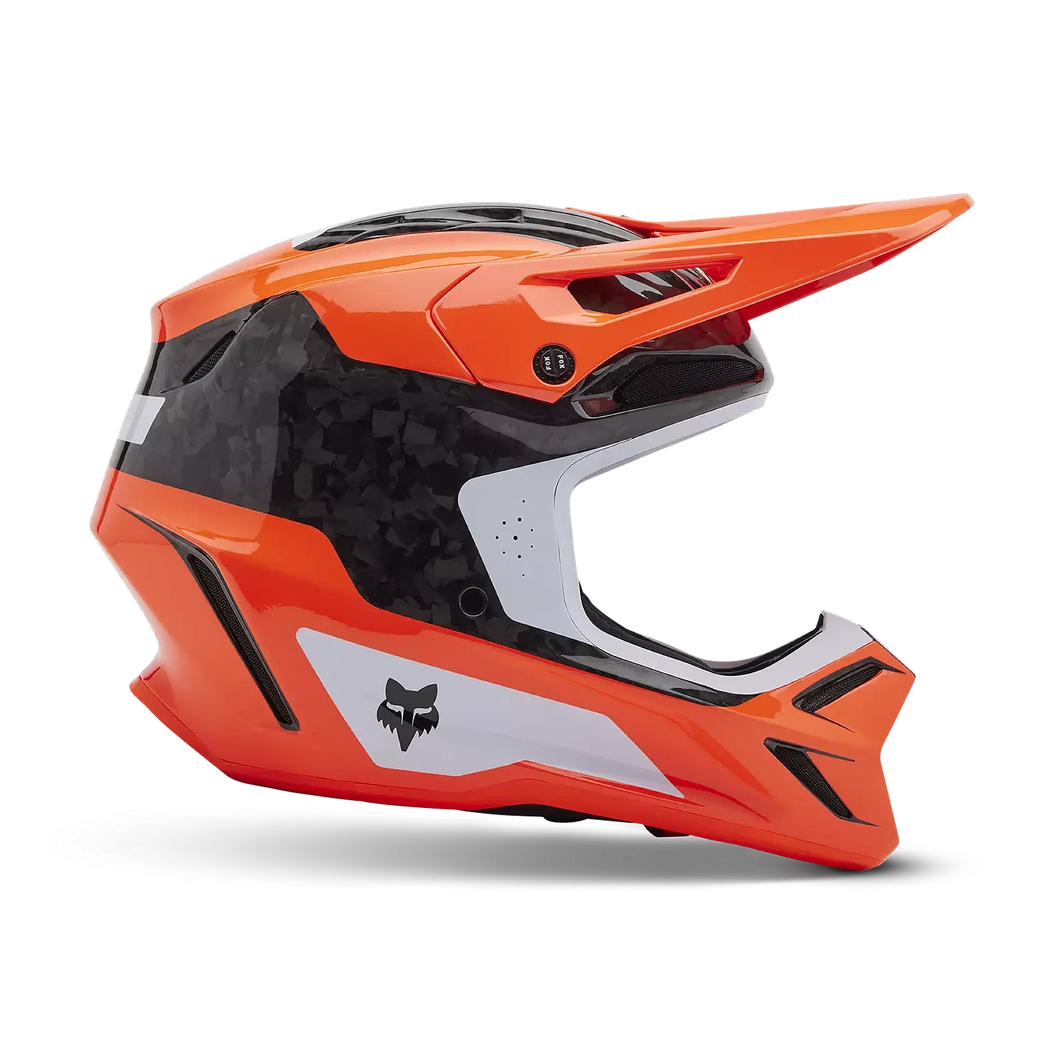 FOX Racing V3 RS INFINITE HELMET [FLO ORG] - Image 2