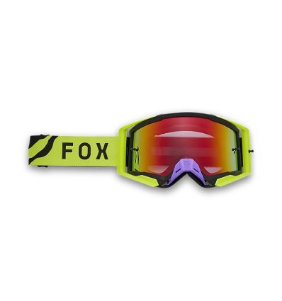 FOX AIRSPACE THROTTLE GOGGLE - SPRK [BLK/YLW] - Image 1