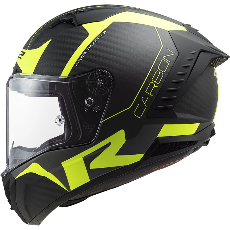 LS2 FF805 THUNDER C RACING1 MATT H-V YELLOW - Image 12