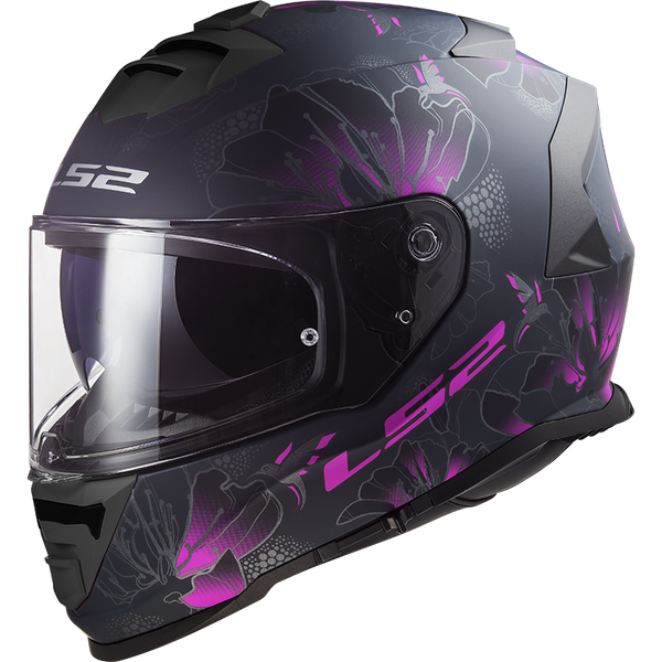 LS2 FF800 STORM II BURST NEGRU MAT ROZ-06