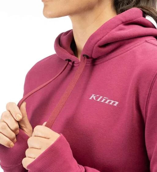 Klim Mariposa Long Pullover Hoodie Raspberry Radiance - Lavender Heist - Image 2