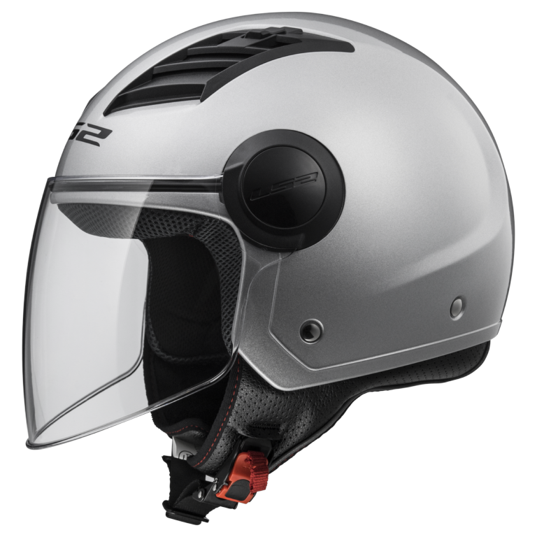 LS2 OF562 AIRFLOW GLOSS SILVER LONG - Image 15