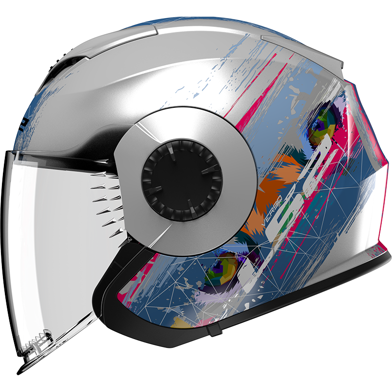 LS2 OF570 VERSO SPRING MATT SILVER BLUE - Image 11