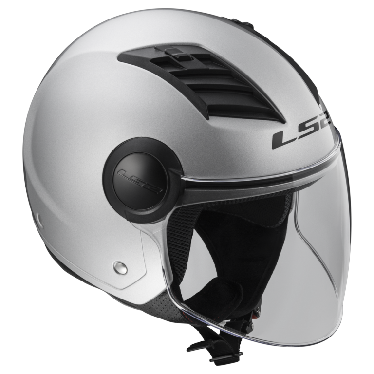 LS2 OF562 AIRFLOW GLOSS SILVER LONG - Image 13