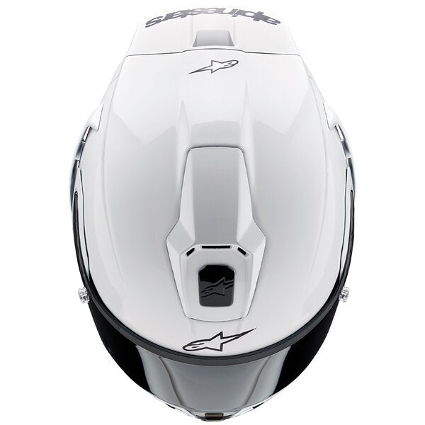 ALPINESTARS SUPERTECH R10 CARBON SOLID Alb Lucios/Negru Mat - Image 3