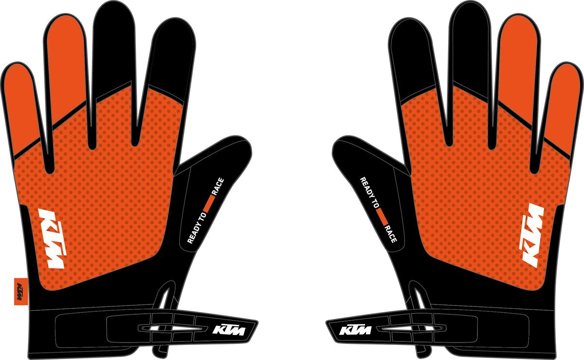 KTM POUNCE GLOVES ORANGE - Image 1