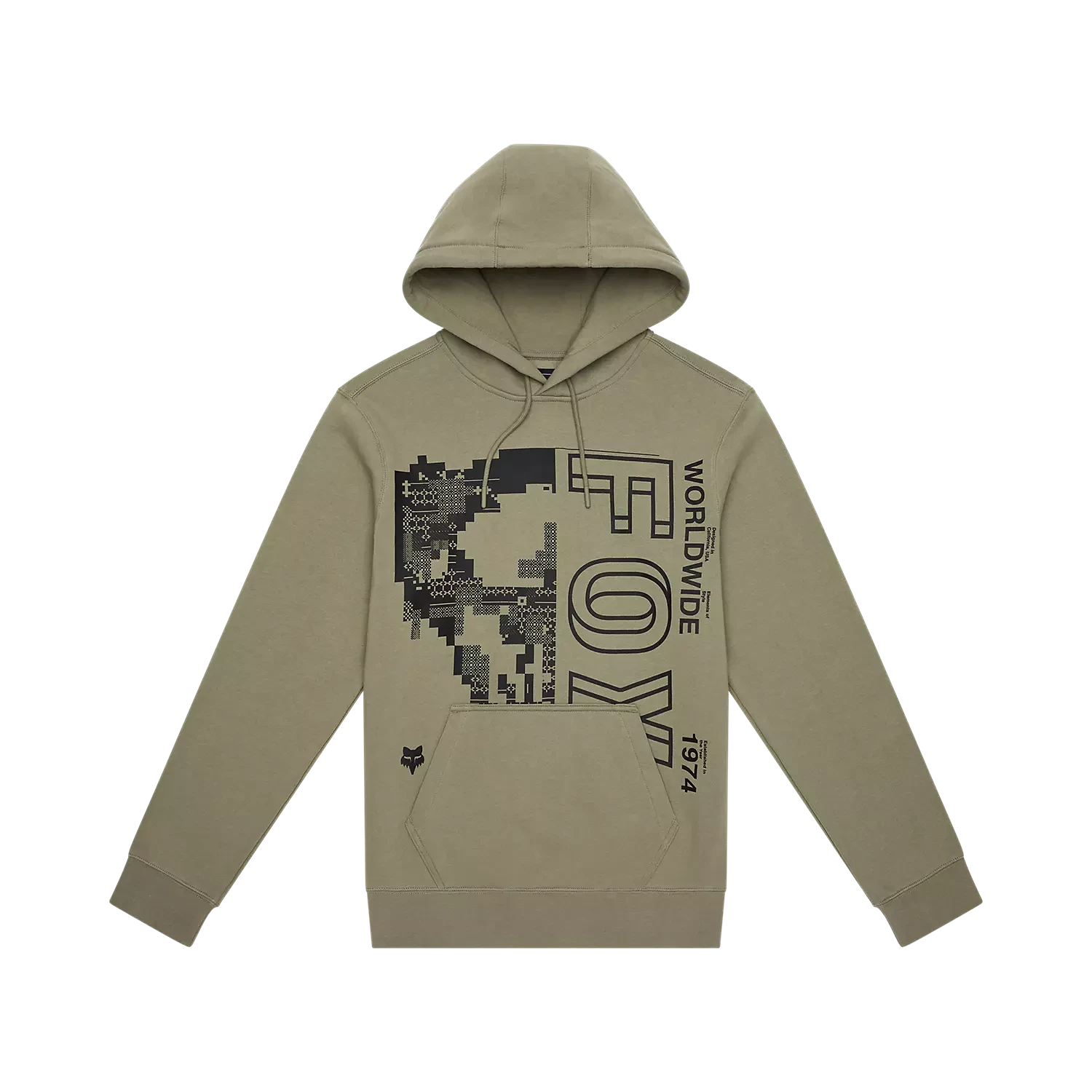 Fox Racing Image Skull Fleece Po - Verde