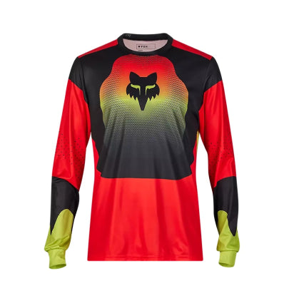 Fox Ranger Ls Jersey Revise - Rosu/Galben