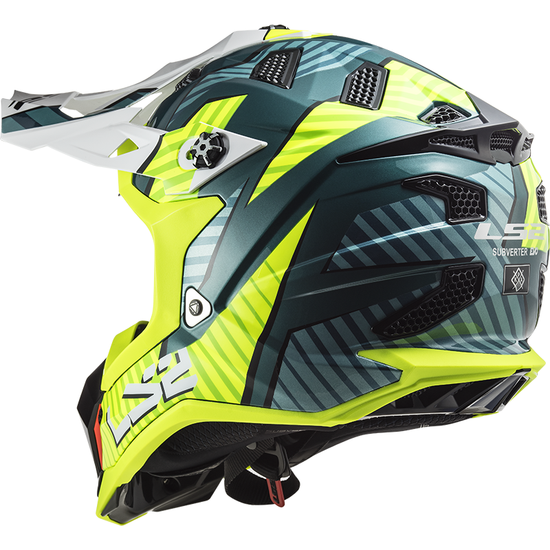 LS2 MX700 SUBVERTER ASTRO GL.COBALT H-V YELLOW - Image 3